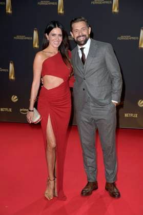 Klaas Heufer Umlauf with wife Doris Golpashin at the German Television Award 2024 ceremony at the MMC Studios Cologne, 25 09 2024 Foto:xF.xKernx xFuturexImagex fernsehpreis_4814