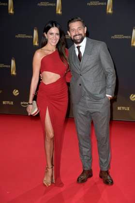 Klaas Heufer Umlauf with wife Doris Golpashin at the German Television Award 2024 ceremony at the MMC Studios Cologne, 25 09 2024 Foto:xF.xKernx xFuturexImagex fernsehpreis_4815