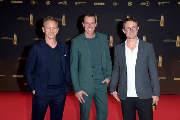 Jochen Breyer, Dominik Klein and Alexander Bommes at the presentation of the German Television Award 2024 at the MMC Studios Cologne, 25 09 2024 Foto:xF.xKernx xFuturexImagex fernsehpreis_4833