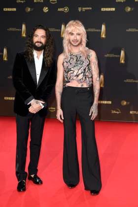 Tom Kaulitz and Bill Kaulitz at the German Television Award Ceremony on 25 09 2024 in Cologne German Television Award Ceremony 2024 in Cologne