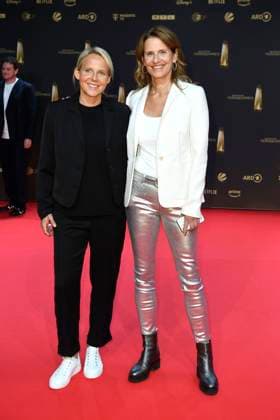 Friederike Kromp and Katrin Mueller Hohenstein at the German Television Award ceremony on 25 September 2024 in Cologne German Television Award ceremony 2024 in Cologne