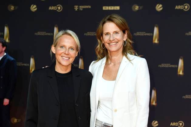 Friederike Kromp and Katrin Mueller Hohenstein at the German Television Award ceremony on 25 September 2024 in Cologne German Television Award ceremony 2024 in Cologne