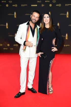 Alexander Klaus Stecher and Judith Williams at the German Television Award Ceremony on 25 09 2024 in Cologne German Television Award Ceremony 2024 in Cologne