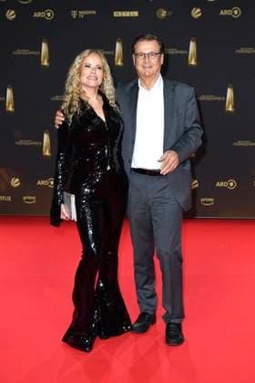 Katja Burkard and Hans Mahr at the German Television Award ceremony on 25 09 2024 in Cologne German Television Award ceremony 2024 in Cologne
