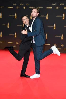 Oezcan Cosar and Bastian Bielendorfer at the German Television Award ceremony on 25 September 2024 in Cologne German Television Award ceremony 2024 in Cologne
