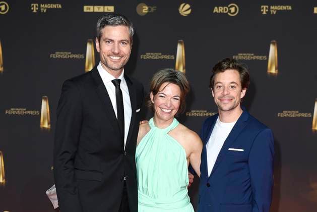 Ingo Zamperoni, Anna Planken and Tobias Krell at the German Television Award ceremony on 25 September 2024 in Cologne German Television Award ceremony 2024 in Cologne