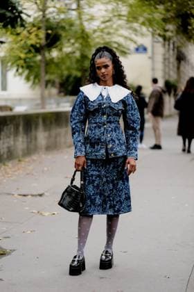 PFW - Ganni Street Style Street style, Ramla Ali arriving at Ganni Spring Summer 2025 show, held at Palais de Tokyo, Paris, France, on September 24, 2024. Photo by Marie-Paola Bertrand-Hillion ABACAPRESS.COM Paris France  Copyright: xBertrand-HillionxMarie-Paola ABACAx