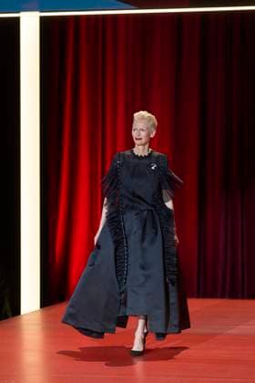 San Sebastian Film Festival - Pedro Almodovar Awarded Tilda Swinton attends the delivery of the Donosti Award to Pedro Almodovar during 72nd San Sebastian International Film Festival at Kursaal Palace on September 26, 2024 in Donostia San Sebastian, Spain Photo by ABACAPRESS.COM San Sebastian Euskadi Spain  Copyright: xABACAx