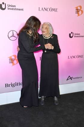 BRIGITTE AWARD 2024 Iris Berben and Margot Friedländer at the BRIGITTE AWARD 2024 at the Bertelsmann Representative Office in Berlin Copyright: xEventpressxBerndtx