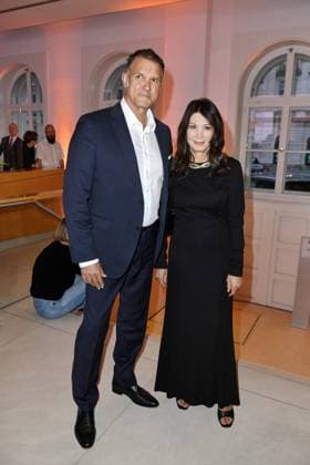 BRIGITTE AWARD 2024 Iris Berben and husband Heiko Kiesow at the BRIGITTE AWARD 2024 at the Bertelsmann Representative Office in Berlin Copyright: xEventpressxBerndtx