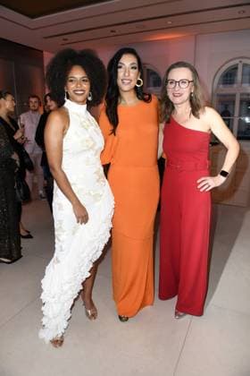 BRIGITTE AWARD 2024 Aminata Belli, Tijen Onaran and Sigrid Evelyn Nikutta at the BRIGITTE AWARD 2024 at the Bertelsmann Representative Office in Berlin Copyright: xEventpressxBerndtx