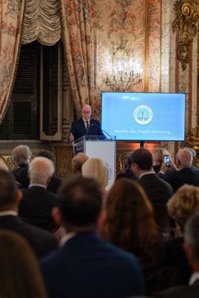 **NO WEB AND NEWSPAPERS ONLY FOR ITALY** International Magna Grecia Award to HSH Albert II of Monaco. In the photo: HSH Albert II of Monaco  Copyright: xRomax xipa-agency.netx xRomax IPA_Agency_IPA50087931