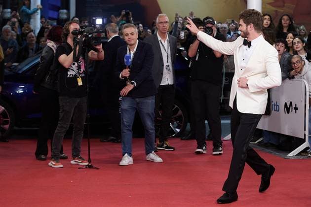 Closing Red Carpet During The 72nd Edition Of The San Sebastian International Film Festival Andrew Garfield attends the closing red carpet during the 72nd edition of the San Sebastian International Film Festival in San Sebastian, Spain, on September 28, 2024. San Sebastian Spain  Copyright: xCOOLMediax originalFilename: coolmedia-notitle240928_npwxD.jpg