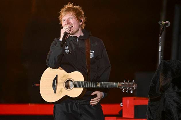 Ed Sheeran performs at Global Citizen Live in Central Park in New York City on Saturday, September 28, 2024. Global Citizen Live is a 24-hour global event to unite the world to defend the planet and defeat poverty.  NYP20240928845 STEVExFERDMAN