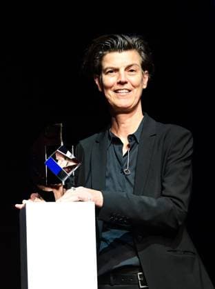 29 09 2024 xkhx Kassel, Opera House of the State Theater Awarding of the Citizens Prize The Glass of Reason to the author and publicist Carolin Emcke Picture shows the prizewinner Carolin Emcke KH