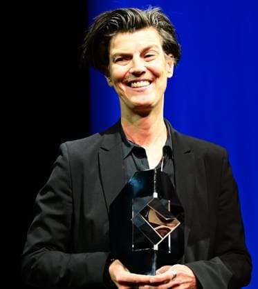 29 09 2024 xkhx Kassel, Opera House of the State Theater Awarding of the Citizens Prize The Glass of Reason to the author and journalist Carolin Emcke Picture shows the prizewinner Carolin Emcke KH