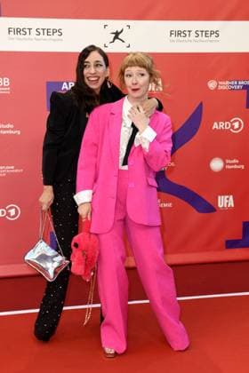 FIRST STEPS 2024 award ceremony Carola Schuler and Sarah Bauerett at the FIRST STEPS 2024 award ceremony at the Theater des Westens in Berlin Copyright: xEventpressxBerndtx
