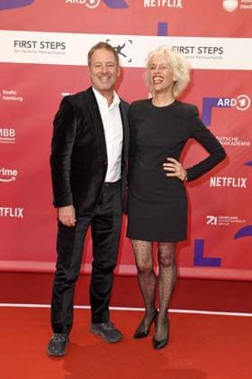 FIRST STEPS 2024 award ceremony Florian Gallenberger and Katja Eichinger at the FIRST STEPS 2024 award ceremony at the Theater des Westens in Berlin Copyright: xEventpressxBerndtx