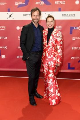 FIRST STEPS 2024 award ceremony Florian Stetter and Meike Droste at the FIRST STEPS 2024 award ceremony at the Theater des Westens in Berlin Copyright: xEventpressxBerndtx
