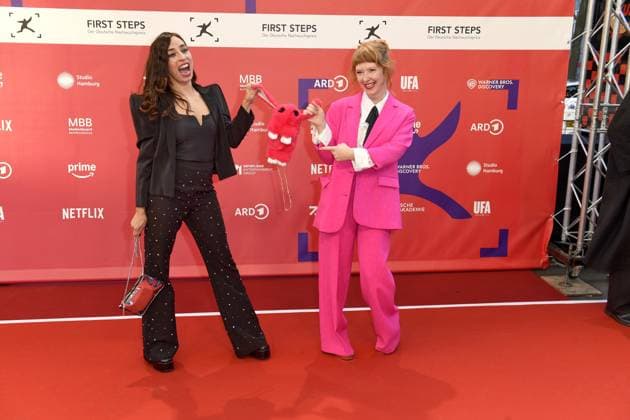 FIRST STEPS 2024 award ceremony Carola Schuler and Sarah Bauerett at the FIRST STEPS 2024 award ceremony at the Theater des Westens in Berlin Copyright: xEventpressxBerndtx