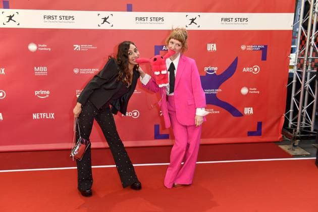 FIRST STEPS 2024 award ceremony Carola Schuler and Sarah Bauerett at the FIRST STEPS 2024 award ceremony at the Theater des Westens in Berlin Copyright: xEventpressxBerndtx