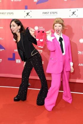 FIRST STEPS 2024 award ceremony Carola Schuler and Sarah Bauerett at the FIRST STEPS 2024 award ceremony at the Theater des Westens in Berlin Copyright: xEventpressxBerndtx