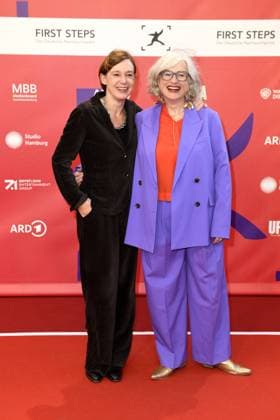 FIRST STEPS 2024 award ceremony Anne Leppien and Claudia Löwe at the FIRST STEPS 2024 award ceremony at the Theater des Westens in Berlin Copyright: xEventpressxBerndtx