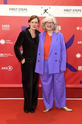 FIRST STEPS 2024 award ceremony Anne Leppien and Claudia Löwe at the FIRST STEPS 2024 award ceremony at the Theater des Westens in Berlin Copyright: xEventpressxBerndtx
