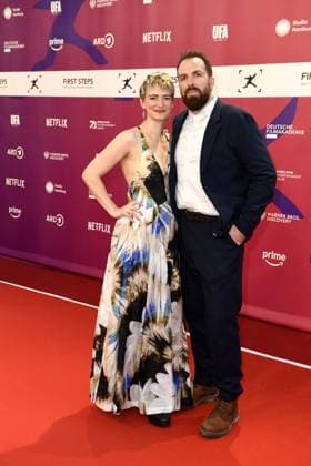 FIRST STEPS 2024 award ceremony Zoe Valks and Jonathan B Behr at the FIRST STEPS 2024 award ceremony at the Theater des Westens in Berlin Copyright: xEventpressxBerndtx