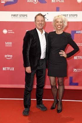FIRST STEPS 2024 award ceremony Florian Gallenberger and Katja Eichinger at the FIRST STEPS 2024 award ceremony at the Theater des Westens in Berlin Copyright: xEventpressxBerndtx