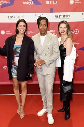 FIRST STEPS 2024 award ceremony Aylin Tezel , Jerry Hoffmann and Natalie Rudziewicz at the FIRST STEPS 2024 award ceremony at the Theater des Westens in Berlin Copyright: xEventpressxBerndtx