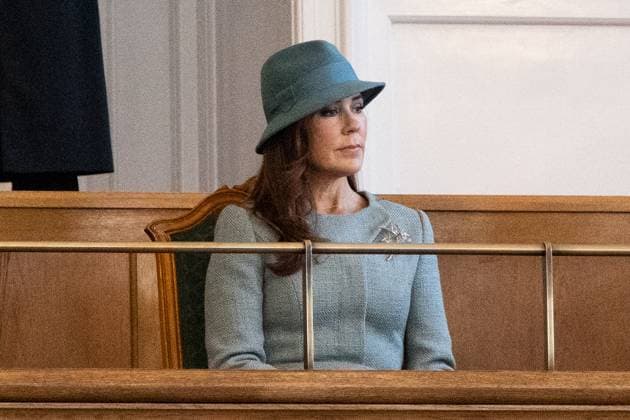 October 1, 2024, Copenhagen, Copenhagen, Denmark: Queen Mary attend the opening of the Danish Parliament on Tuesday 1 October 2024..Folketinget opens today. The opening marks the beginning of a new parliamentary year. The day begins with a church service in Christiansborg Palace Chapel. The first meeting of Folketinget starts at midday. Copenhagen Denmark - ZUMAb264 20241001_znp_b264_045 Copyright: xKristianxTuxenxLadegaardxBergx