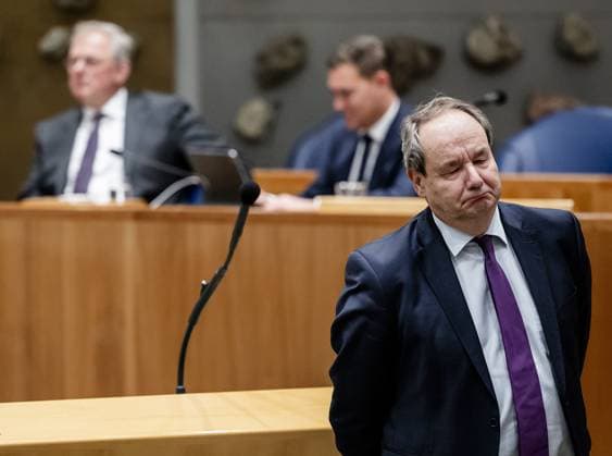 News Themen der Woche KW40 News Bilder des Tages THE HAGUE - Hans Vijlbrief (D66) during the General Financial Considerations. The Lower House discusses, among other things, the budget of Finance and the budget statement of the National Debt for the year 2025. ANP REMKO DE WAAL netherlands out - belgium out  Copyright: xx x509926984x originalFilename: 509926984.jpg