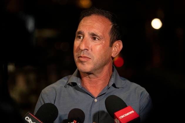 October 2, 2024, Toronto, On, Canada: Josh Matlow, city councillor for Ward 12 TorontoöÄiSt. Paul s speaks to the media at the scene where a police officer was shot, in Toronto, on Wednesday, Oct. 2, 2024. The officer was rushed to hospital with life-threatening injuries. Toronto Canada  - ZUMAc35_ 20241002_zaf_c35_124 Copyright: xArlynxMcadoreyx