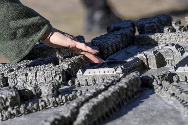 Apeldoorn, The Netherlands, 2024-10-03 14:57:39 APELDOORN , 03-10-2024, Paleis Het Loo Princess Margriet will unveil a model of Paleis Het Loo for people with a visual impairment in Apeldoorn on Thursday afternoon, October 3. PHOTO: NLBeeld Patrick van Emst Credit: NL Beeld Patrick van Emst  Copyright: xx x