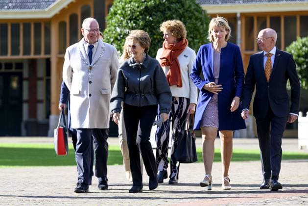 Apeldoorn, The Netherlands, 2024-10-03 15:16:44 APELDOORN , 03-10-2024, Paleis Het Loo Princess Margriet will unveil a model of Paleis Het Loo for people with a visual impairment in Apeldoorn on Thursday afternoon, October 3. PHOTO: NLBeeld Patrick van Emst Credit: NL Beeld Patrick van Emst  Copyright: xx x