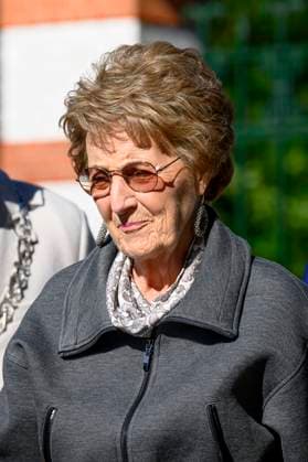 03-10-2024 Apeldoorn Princess Margriet attend the unveiling of a model of Paleis Het Loo, for people with a visual impairment, in Apeldoorn. The bronze model is a creation by artist Egbert Broerken. Â  Copyright: xPPEx