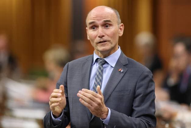 October 3, 2024, Ottawa, On, Canada: Public Services and Procurement Minister Jean-Yves Duclos rises during Question Period in the House of Commons on Parliament Hill in Ottawa, Thursday, Oct. 3, 2024. Ottawa Canada  - ZUMAc35_ 20241003_zaf_c35_102 Copyright: xPatrickxDoylex