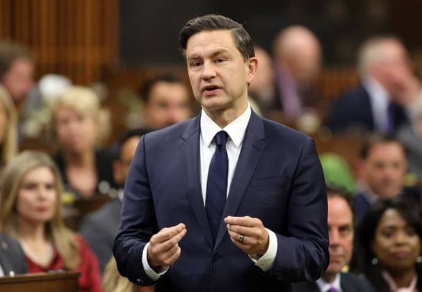 October 3, 2024, Ottawa, On, Canada: Leader of the Conservative Party Pierre Poilievre rises during Question Period in the House of Commons on Parliament Hill in Ottawa, Thursday, Oct. 3, 2024. Ottawa Canada  - ZUMAc35_ 20241003_zaf_c35_103 Copyright: xPatrickxDoylex