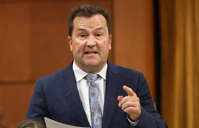 October 3, 2024, Ottawa, On, Canada: Bloc Quebecois MP Alain Therrien rises during Question Period in the House of Commons on Parliament Hill in Ottawa, Thursday, Oct. 3, 2024. Ottawa Canada  - ZUMAc35_ 20241003_zaf_c35_106 Copyright: xPatrickxDoylex