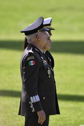 October 3, 2024, Mexico, Mexico, USA: Mexico s President Claudia Sheinbaum delivers a speech during her inauguration ceremony as the new Supreme Commander of the Mexican Armed Forces at Campo Marte in Mexico City on Thursday October 3, 2024. PRESIDENCIA POOL PI Mexico USA - ZUMAp124 20241003_zaa_p124_033 Copyright: xPresidenciax