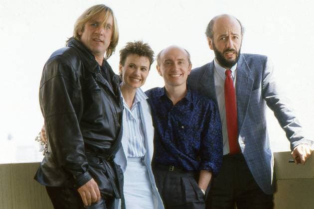 Michel Blanc Dies At 72 File picture of Gerard Depardieu, Miou-Miou, Michel Blanc and Bertrand Blier, director of Tenue de soiree attending 1986 Cannes Film Festival. Photo by Patrick Davy ABACAPRESS.COM Cannes France  Copyright: xDavyxPatrick ABACAx
