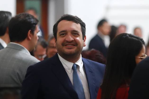 Andro s Manuel LoÂ³pez Beltran, son of former president Andro s Manuel LoÂ³pez Obrador attends the constitutional swearing in as Mexico City Head of Government, of Clara Brugada Molina in the Congress of Mexico City. on October 5, 2024 in Mexico City, Mexico. Mexico City Mexico - ZUMAe321 20241005_zia_e321_052 Copyright: xCarlosxSantiagox