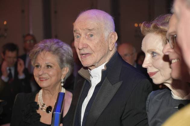 GER, Berlin, Dagmar Frederic, Armin Mueller Stahl, Sibylle Princess of Prussia, Presentation of the Prince of Prussia Award 2024, The Berlin Gala of the Cheerful Muse, at the Konzerthaus am Gendarmenmarkt Berlin, small concert hall, in Berlin, on 06 10 2024 Copyright: HMBxMedia ManfredxBehrens