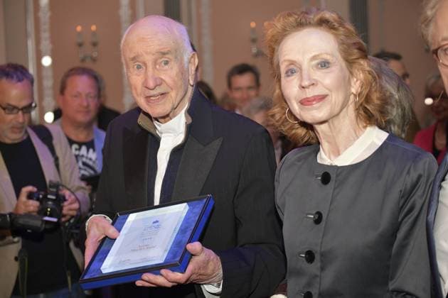 GER, Berlin, Armin Mueller Stahl, Sibylle Princess of Prussia, Presentation of the Prince of Prussia Award 2024, The Berlin Gala of the Cheerful Muse, at the Konzerthaus am Gendarmenmarkt Berlin, small concert hall, in Berlin, on 06 10 2024 Copyright: HMBxMedia ManfredxBehrens