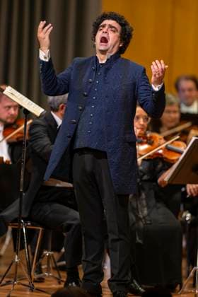 06 10 2024, International Classical Music Festival Festival of Nations 2024, concert in the Kurhaus with singer Rolando Villazon tenor , Guerassim Voronkov, conductor of the Baden Baden Philharmonic Orchestra 06 10 2024, Classical Music Festival Bad Wörishofen 06 10 2024, Classical Music Festival Bad Wörishofen