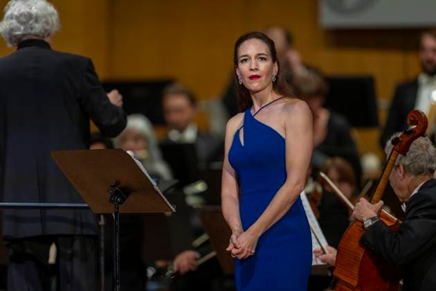 06 10 2024, International Classical Music Festival Festival of Nations 2024, concert in the Kurhaus with Kate Lindsey, soprano Guerassim Voronkov, conductor of the Baden Baden Philharmonic Orchestra 06 10 2024, Bad Wörishofen Classical Music Festival 06 10 2024, Bad Wörishofen Classical Music Festival