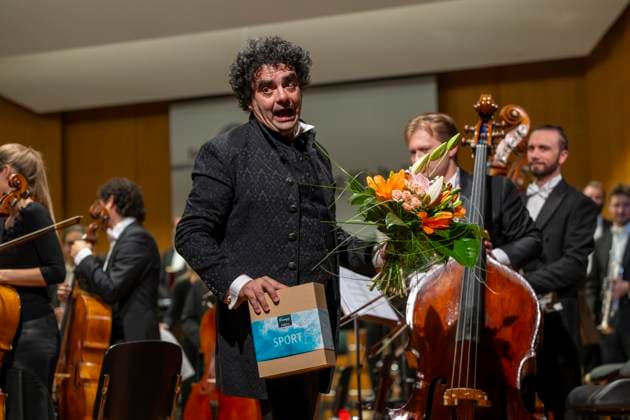 06 10 2024, International Classical Music Festival Festival of Nations 2024, concert in the Kurhaus with singer Rolando Villazon tenor , Guerassim Voronkov, conductor of the Baden Baden Philharmonic Orchestra 06 10 2024, Classical Music Festival Bad Wörishofen 06 10 2024, Classical Music Festival Bad Wörishofen