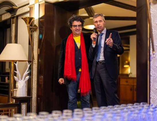 06 10 2024, International Classical Music Festival Festival of Nations 2024, after the concert in the Kurhaus with singer Rolando Villazon li, tenor the After Show Party in the Hotel Tanneck re Intendant Winfried Roch 06 10 2024, Classical Music Festival Bad Wörishofen 06 10 2024, Classical Music Festival Bad Wörishofen