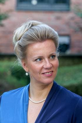 Ina Brandes CDU , Minister for Culture and Science of the State of North Rhine-Westphalia visits the Villa ten Hampel historical site Münster, North Rhine-Westphalia, DEU, Germany, 07 10 2024